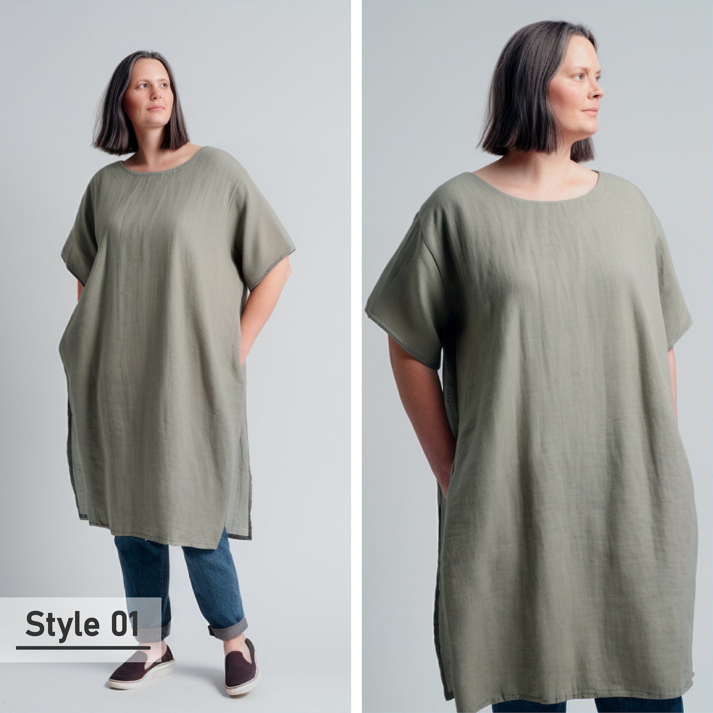 Discover Ultimate Comfort with Our Plus Size Linen Dresses - Stylish, Breathable, and Perfect for Every Occasion | 230922A