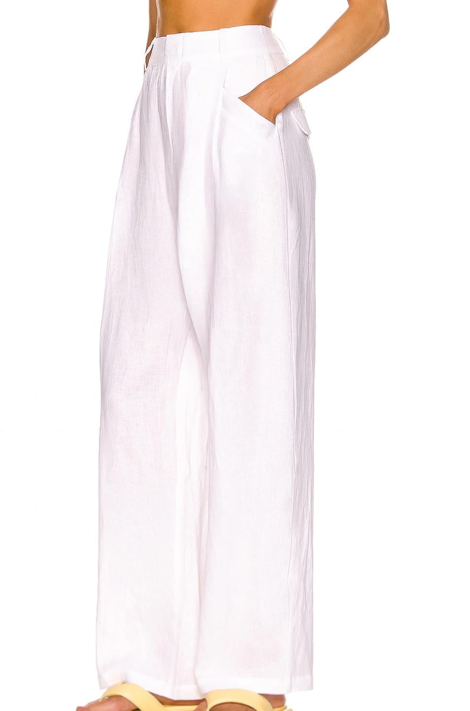 Wide Leg Linen Pants for Women - High Waist, Lightweight Summer Trousers with Pockets | SKU.25T22T4D