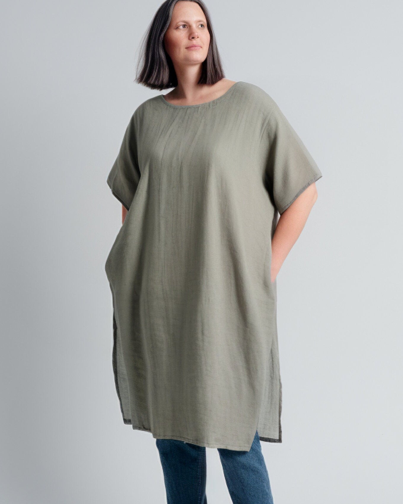 Discover Ultimate Comfort with Our Plus Size Linen Dresses - Stylish, Breathable, and Perfect for Every Occasion | 230922A
