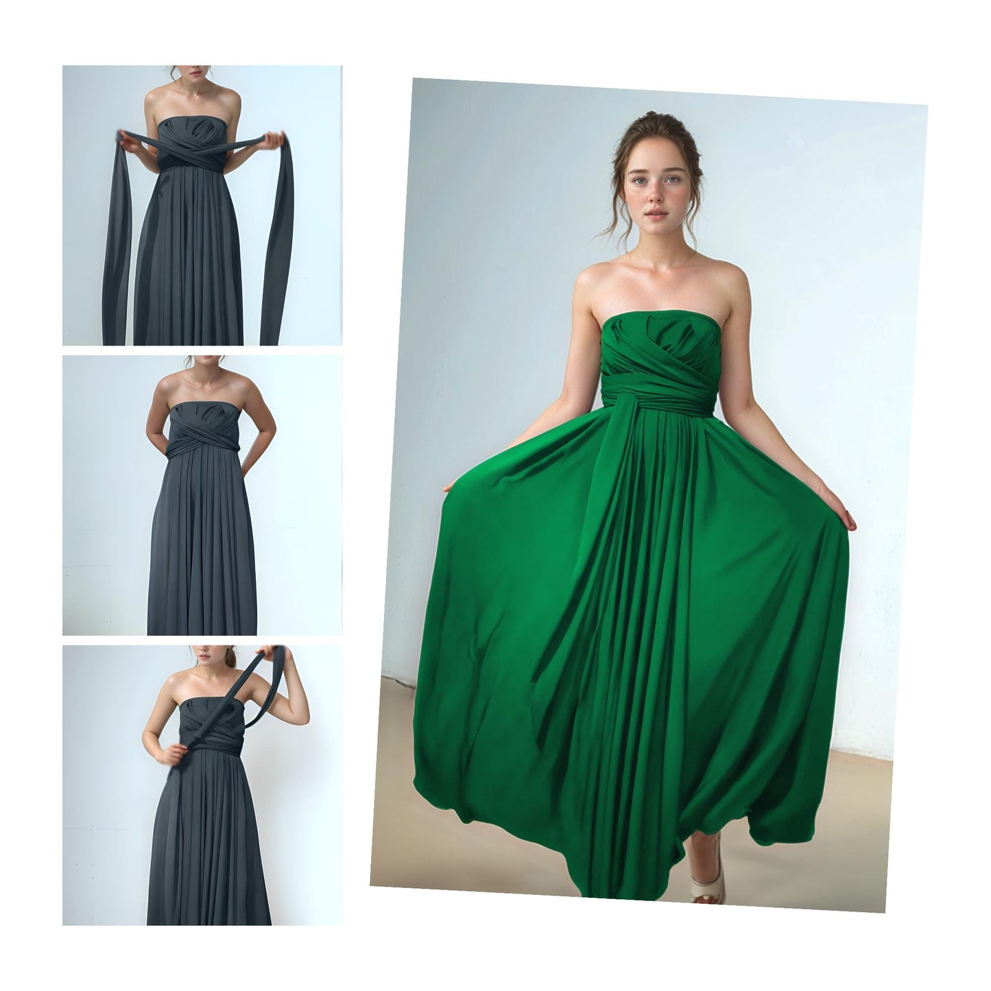 Graceful Multiway Infinity Dress – Convertible Multiway Gown for Bridesmaids & Special Events | SKU.25T09T4