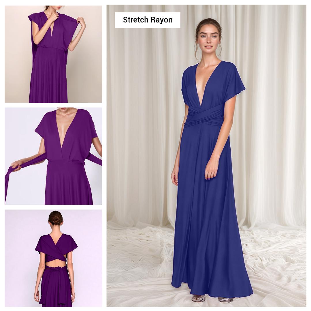 Convertible Infinity Dress, Multiway Evening Gown, Customizable Wrap Dress | 241101A