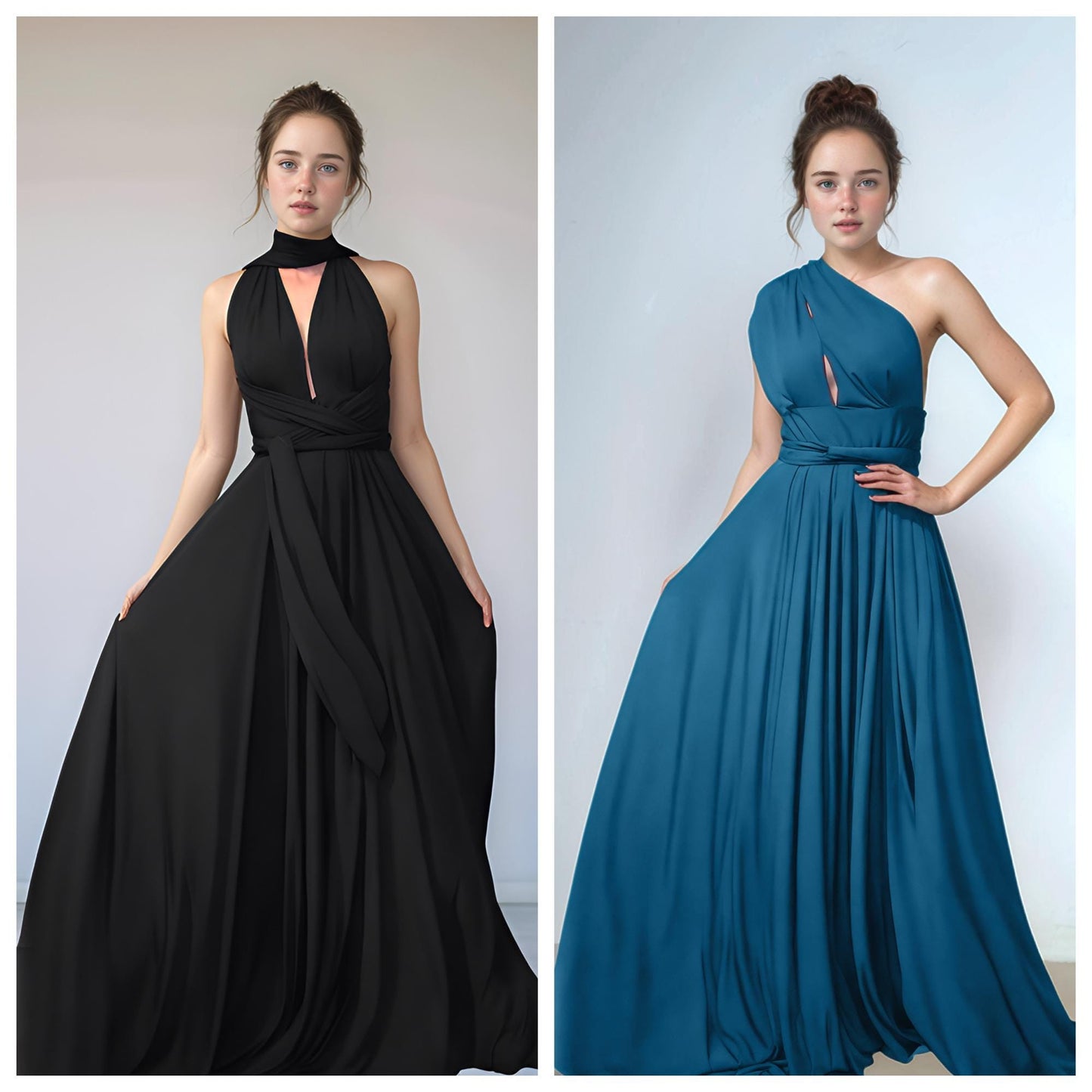 Graceful Multiway Infinity Dress – Convertible Multiway Gown for Bridesmaids & Special Events | SKU.25T09T4