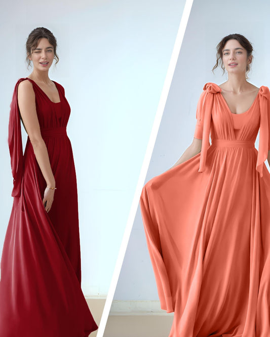Elegant Multiway Convertible Gown - Transformable Infinity Dress for Bridesmaids & Special Events | SKU.25T09T3