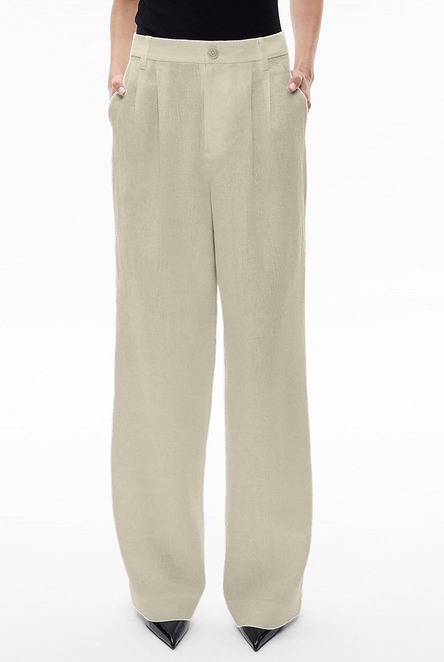 Minimalist High-Waisted Wide-Leg Linen Pants – Effortless Elegance for Every Occasion | SKU.25T11T6H