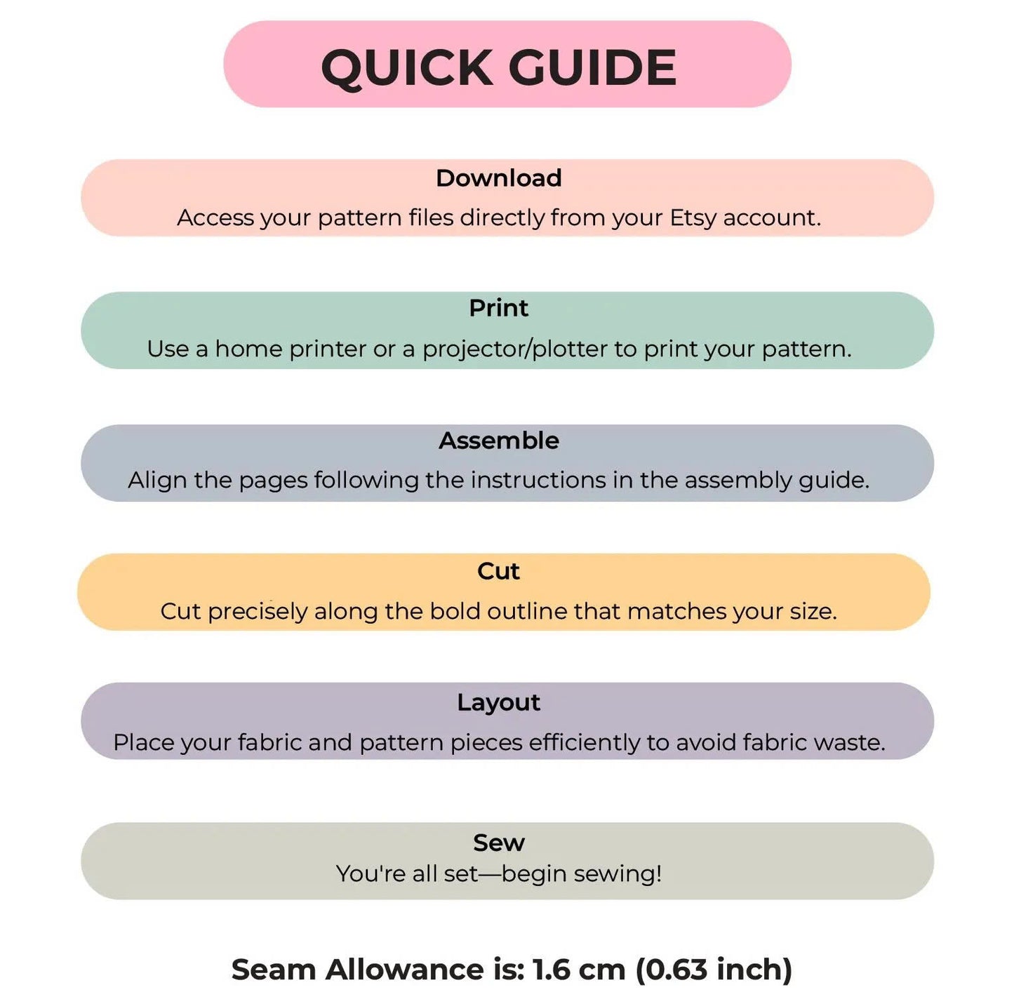 Long Sleeve Dress Sewing Pattern PDF | Maxi A-Line Dress Pattern | Printable PDF