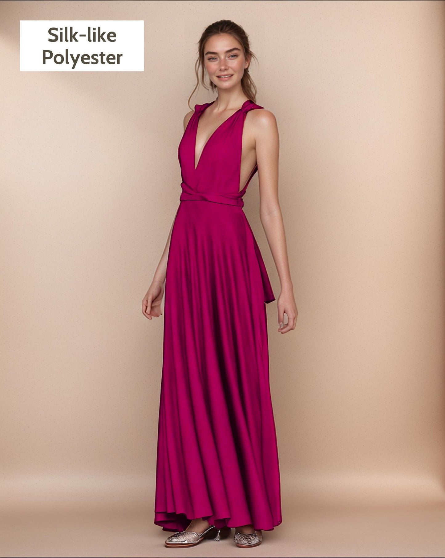Custom Infinity Wrap Dress, Personalized Multiway Gown, Tailored Convertible Formal Dress | 241101B