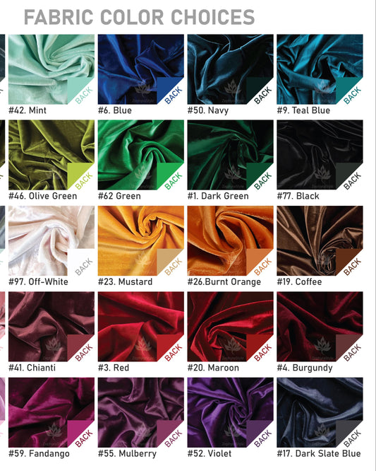 Fabric Swatch Color Palette