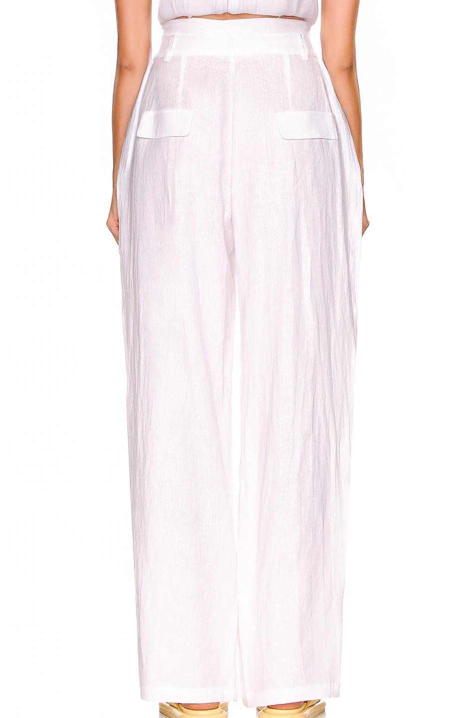 Wide Leg Linen Pants for Women - High Waist, Lightweight Summer Trousers with Pockets | SKU.25T22T4D