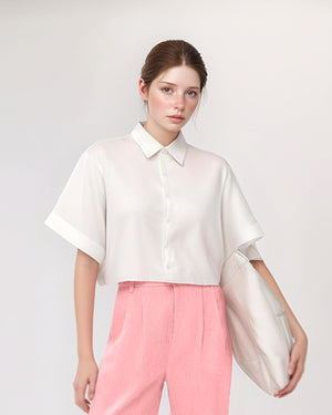 Blush Pink Wide-Leg Linen Pants – High-Waist Casual Trousers for Women | SKU.25T11T6B